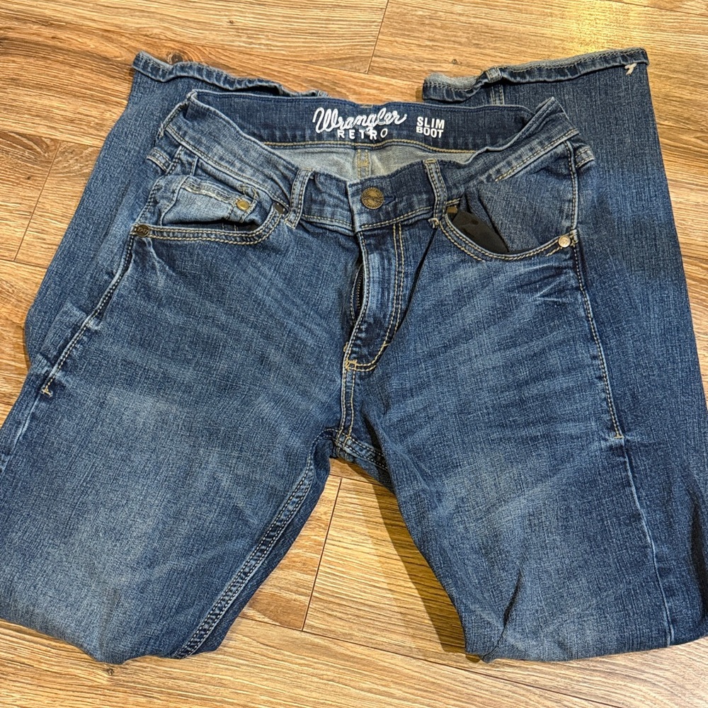Wrangler Men's Denim Slim Jeans